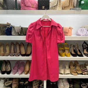 Alice and Olivia Jem Faux Leather Dress US4